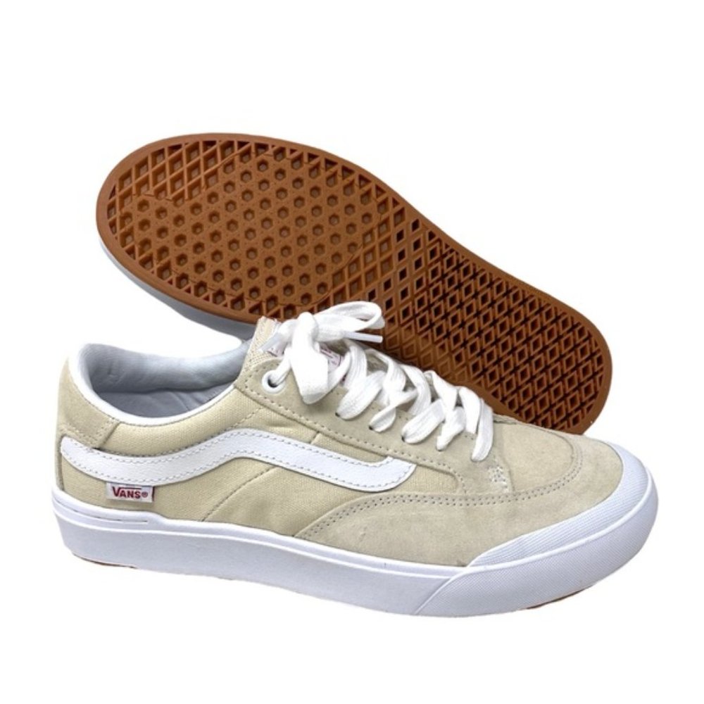 💖MEGA SALE💖VANS Berle Whitecap Suede Low Top White Tan  Women’s  VN0A5JIJ83M - Picture 6 of 10